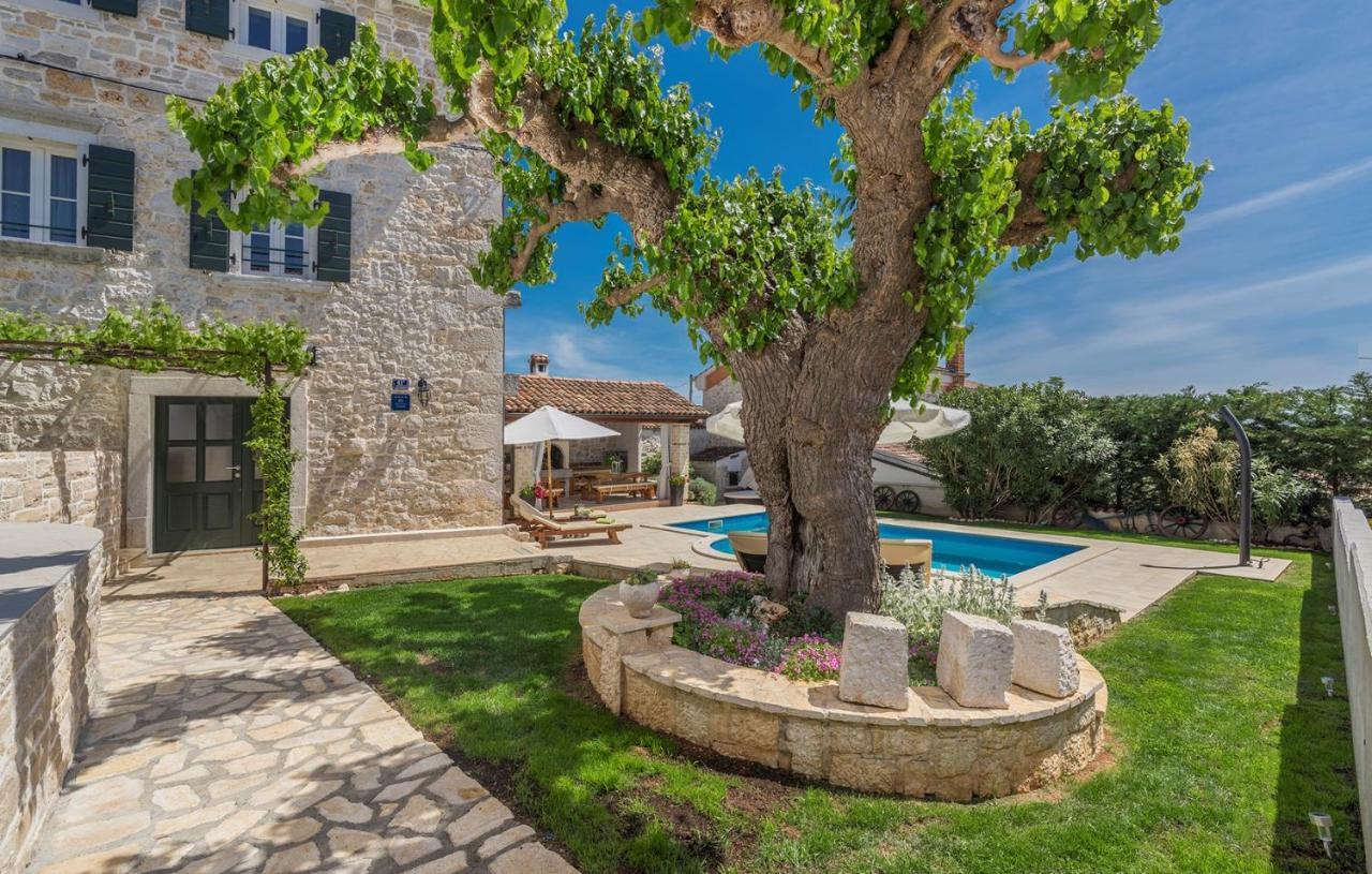 Beautiful Stone House - Villa Parentium With Private Pool Dračevac 外观 照片