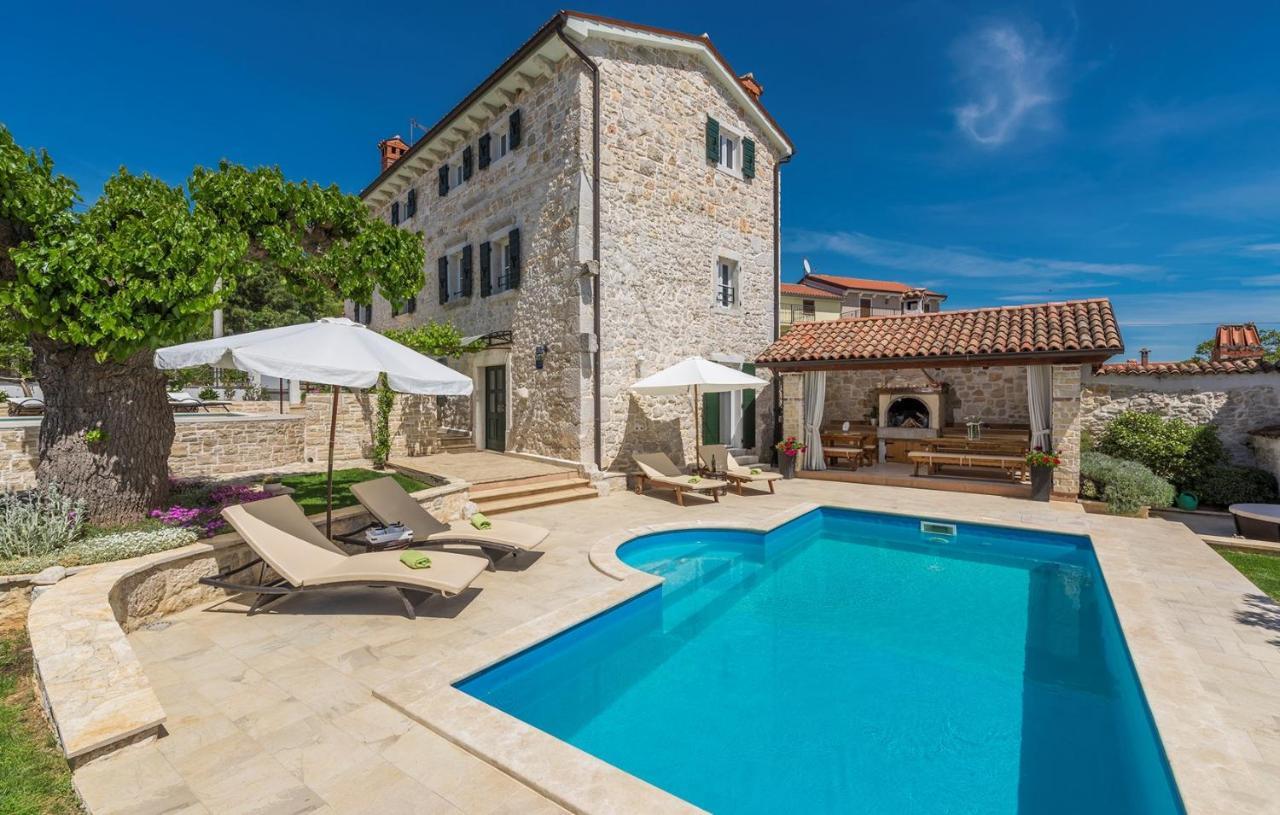 Beautiful Stone House - Villa Parentium With Private Pool Dračevac 外观 照片